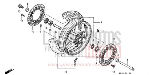 ROUE AVANT CBR1000FM de 1991